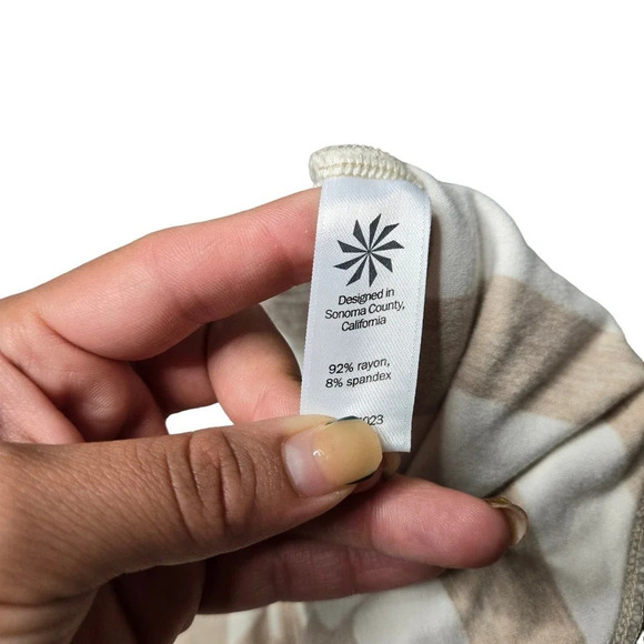 Athleta Striped Ribbon Midi Wrap Skirt - Picture 6 of 6